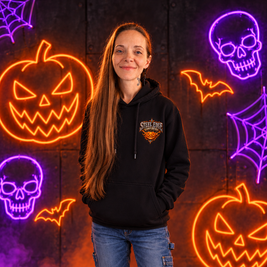 Steel Edge Carpentry Halloween Hoodie