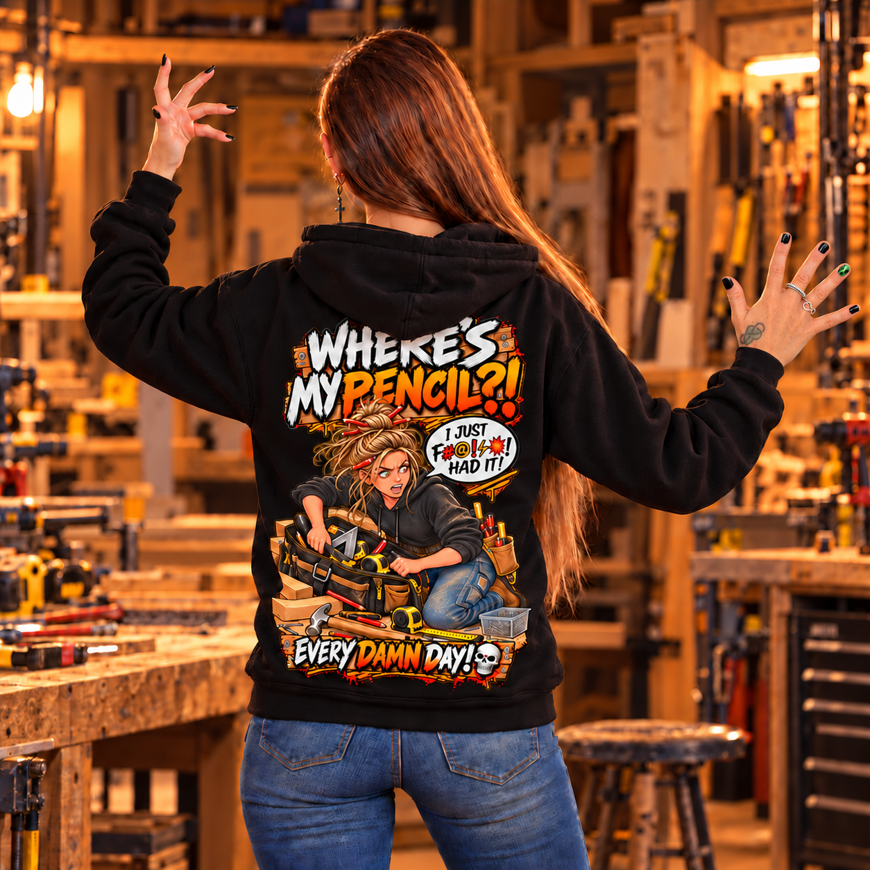 Where's My Pencil? Hoodie