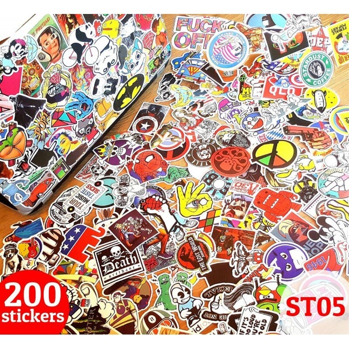 Rétro Vintage Sticker Voyage Autocollant 100 pcs, Vinyle étiquettes