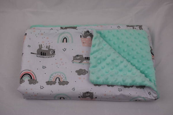 Couverture chats sushi