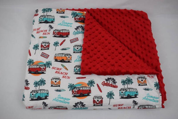 Couverture combi rouge
