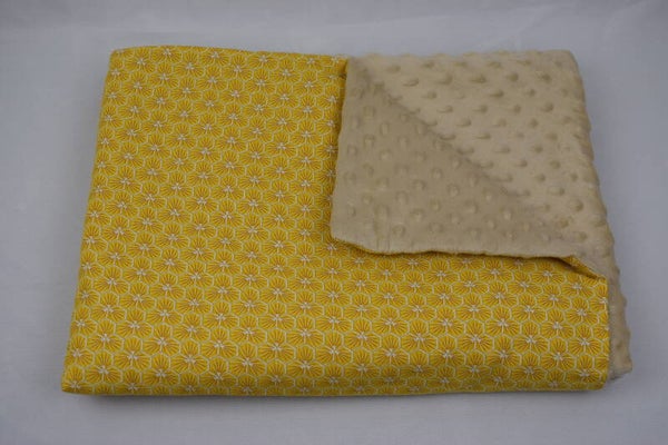 Couverture géométrie jaune
