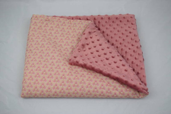 Couverture géométrie rose