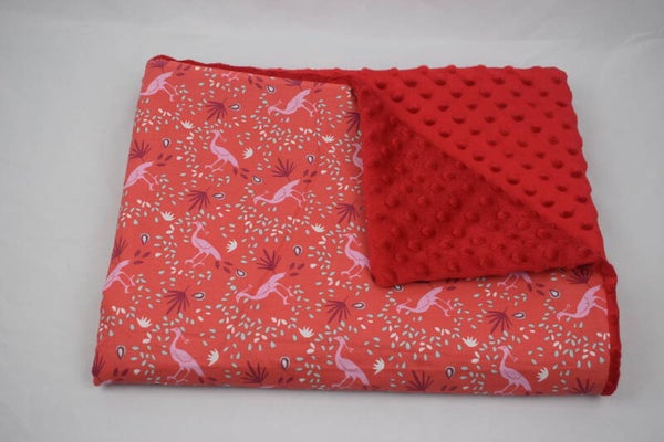 Couverture oiseau rouge