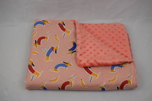 Couverture teckels bananes