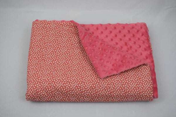 Couverture feuillage corail