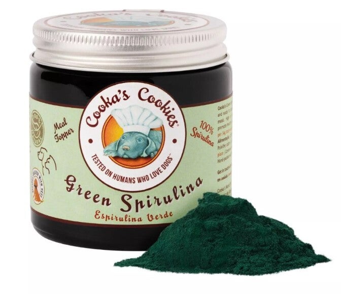 Poudre de spiruline verte