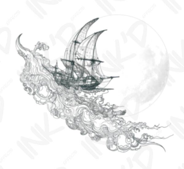 Ship over the Moon