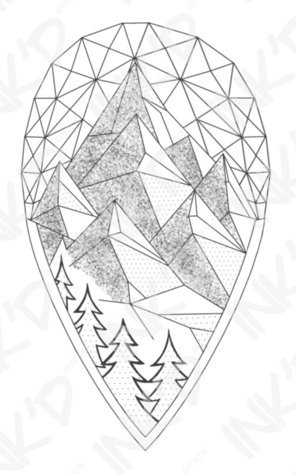 Geometric Mountain 1