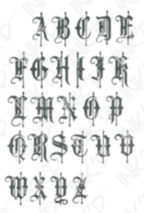 Alphabet Font 1