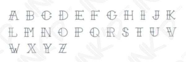 Alphabet Font 6