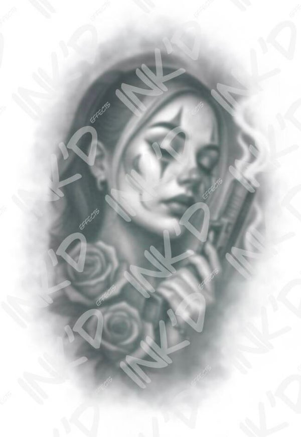 Gangster Clown Girl