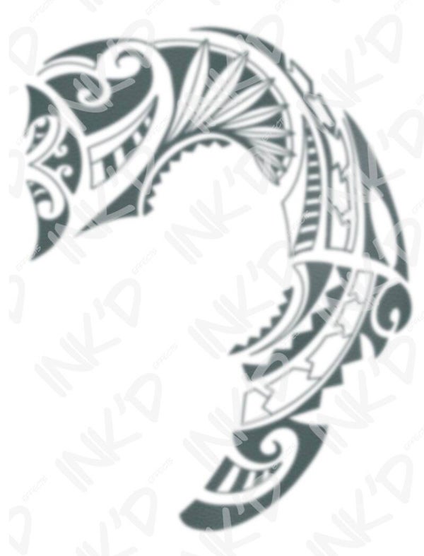 Māori Side of Head Piece
