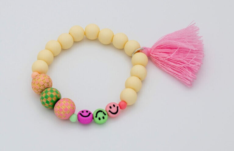 Colori Ribelle: Armband smiley spring