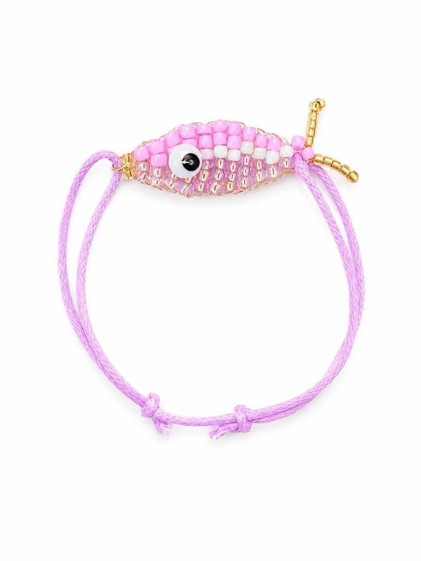 Colori Ribelle: Armband vis lila