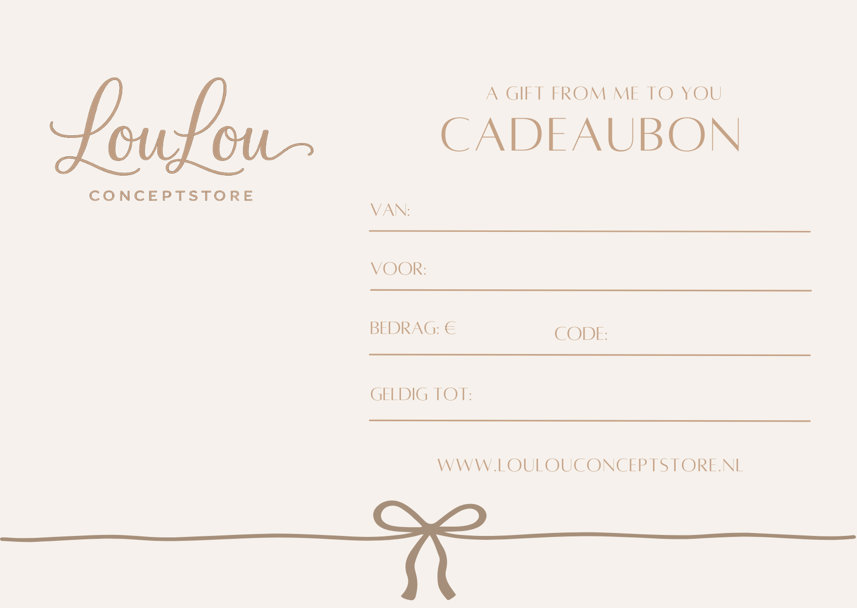Cadeaubon LouLou Conceptstore