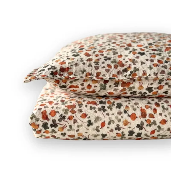 Saga Copenhagen: Beddengoed baby/junior - rozenbottelprint