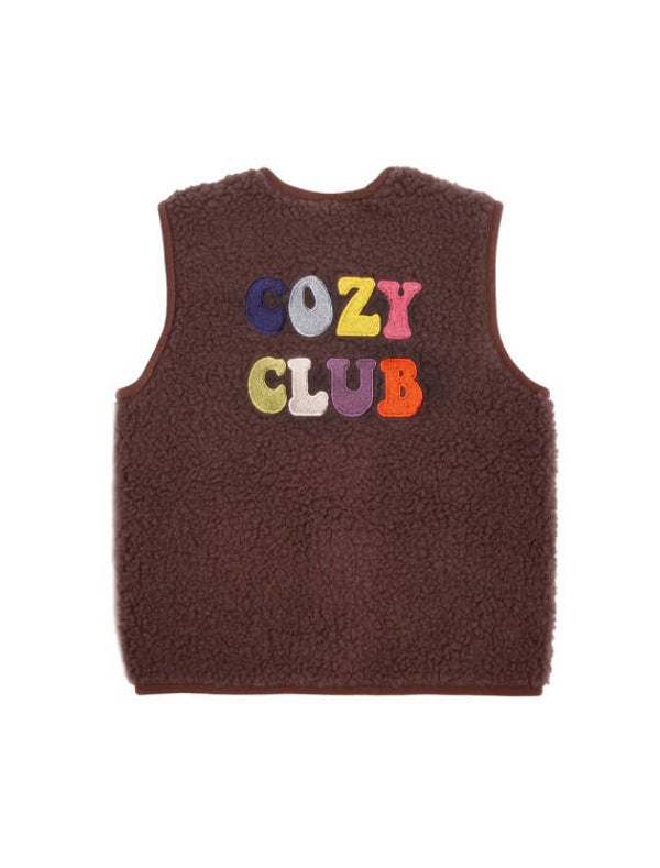 Alwero X Salty bodywarmer choco martini light cozy club