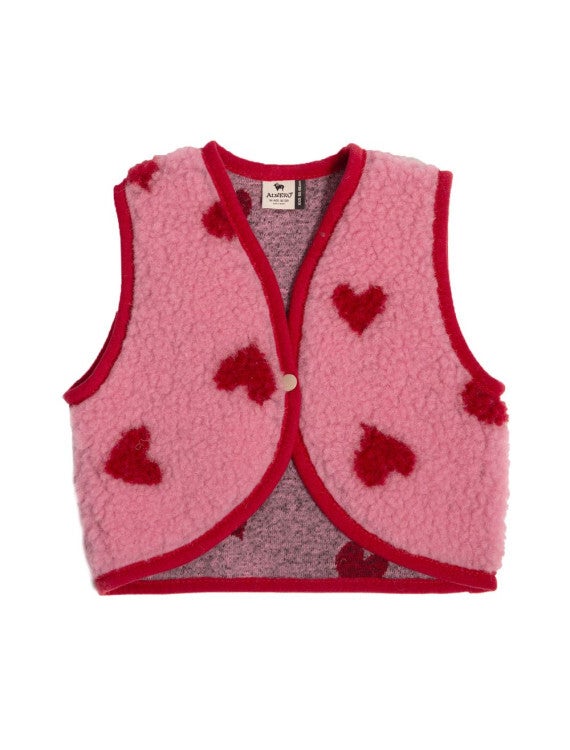 Alwero x Salty bodywarmer bubble gum heart