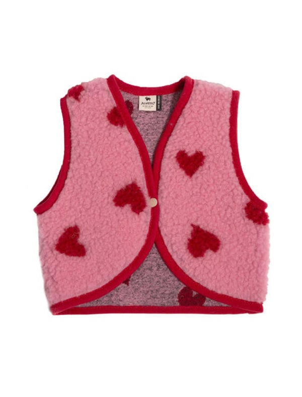 Alwero x Salty bodywarmer bubble gum heart