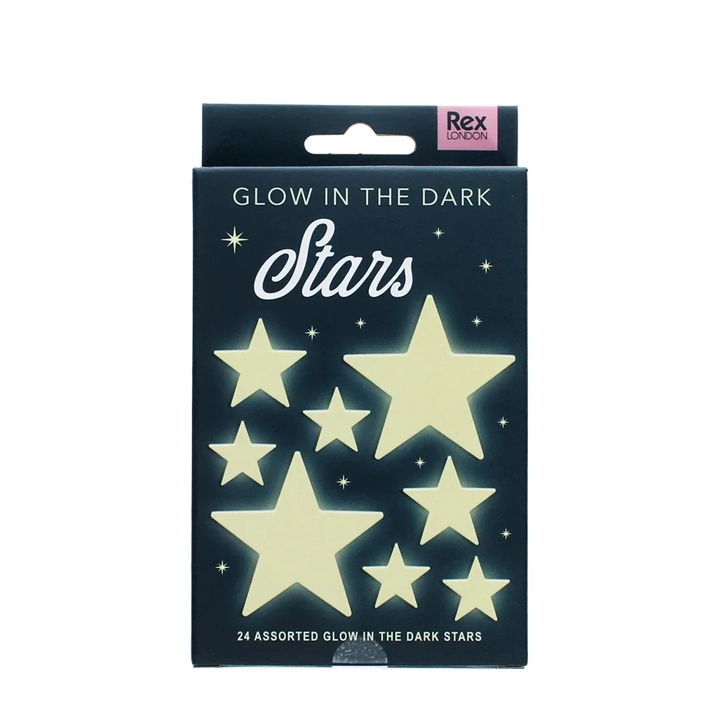 Rex London: Glow in the dark plakfiguren sterren
