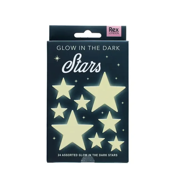 Rex London: Glow in the dark plakfiguren sterren
