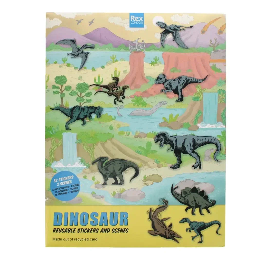 Rex London: Herbruikbare stickers en scènes van Prehistorisch Dino Land
