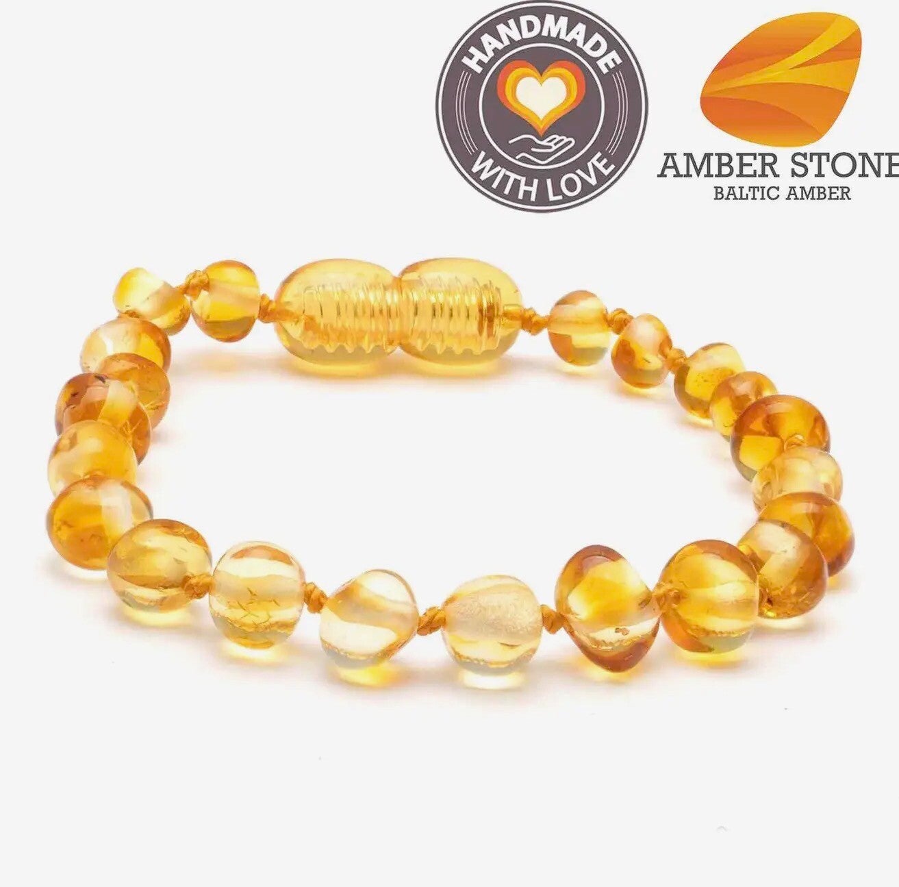Barok amber armband