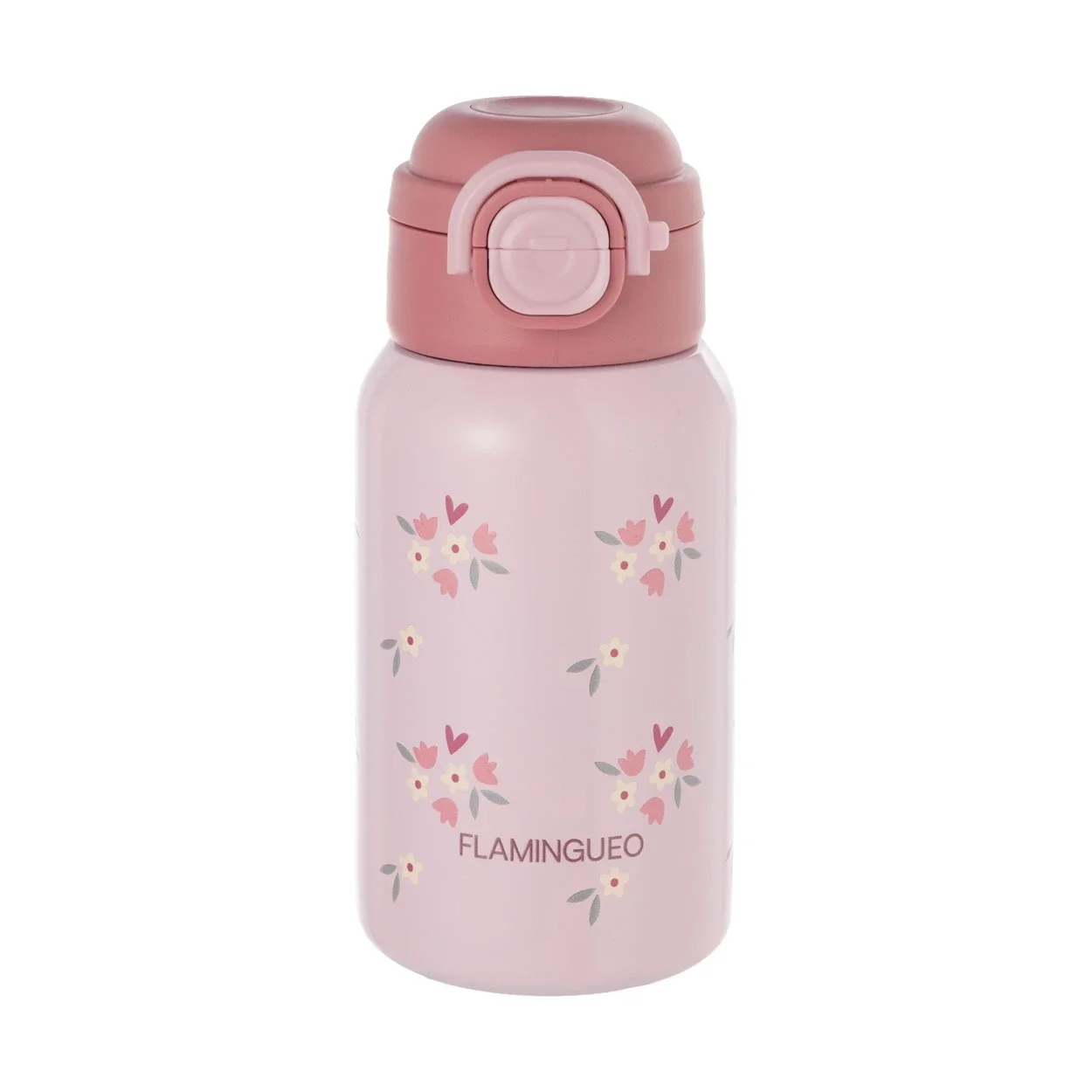 Flamingueo: Kinder RVS thermosfles roze