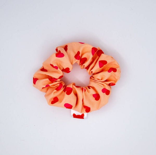 Colori Ribelle: Scrunchie perzik hart