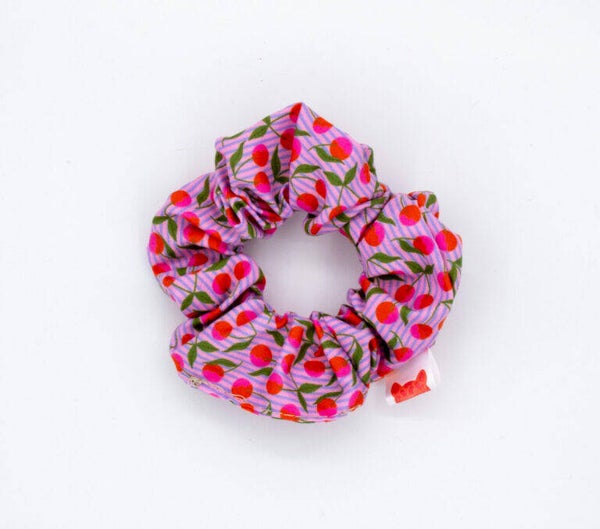 Color Ribelle: scrunchie rood roze kers