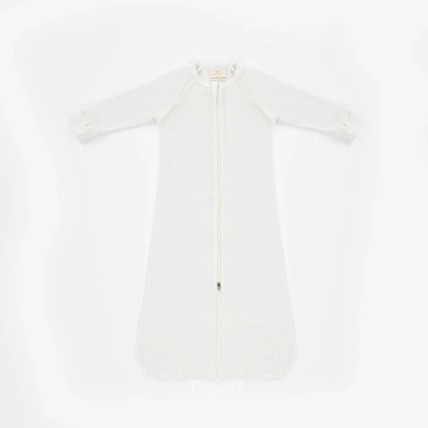 Kico label: Slaapzak merinowol wit