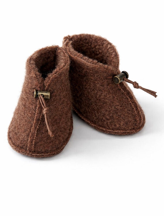 Alwero: wollen babyslofjes choco martini