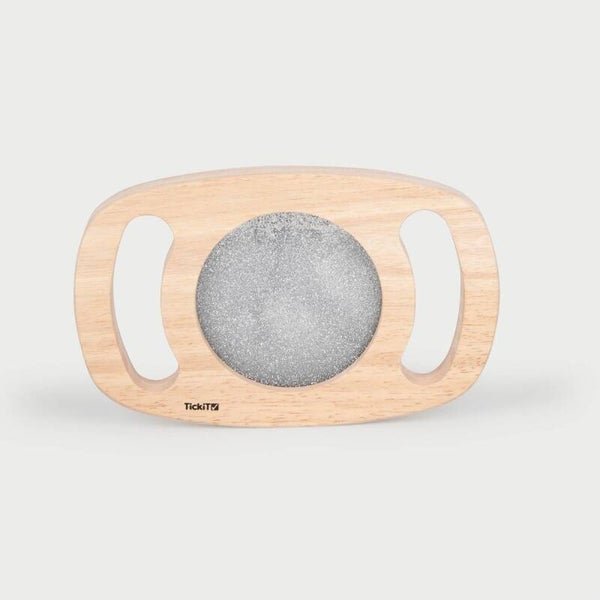 Tickit: Houten glitterpaneel zilver