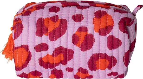 Au Maison: toilettas leopard roze/paars