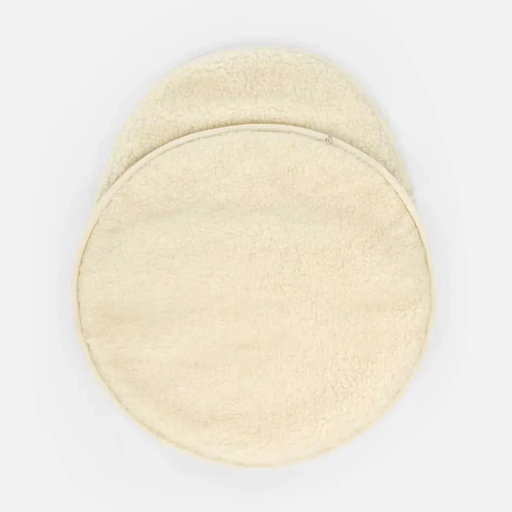 Kico label: Baby voetenzak voor autostoel of maxi-cosi - Merinowol- Naturel