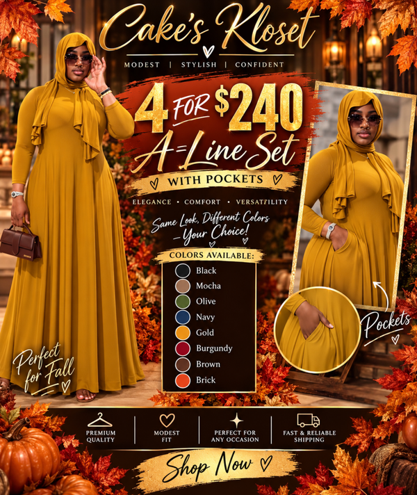 A line sale with pockets $240