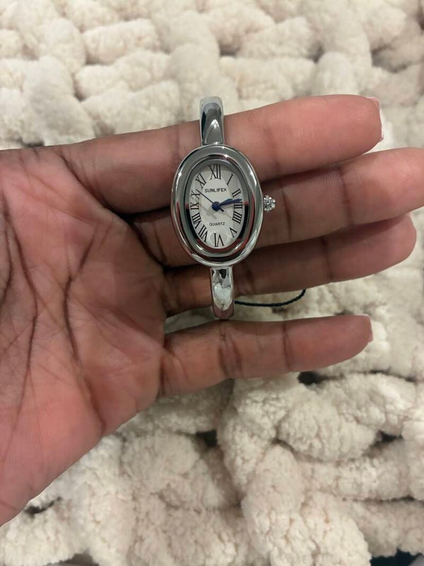 Silver watch
