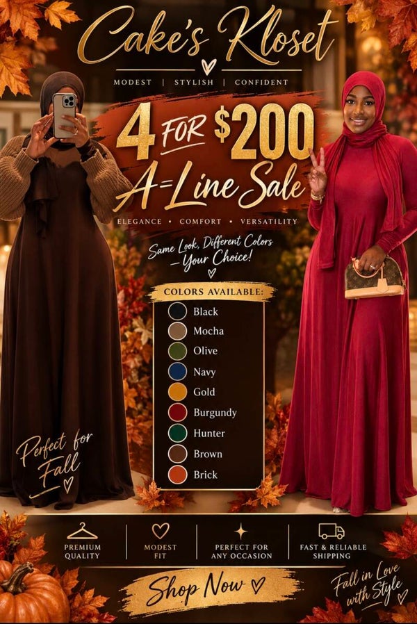 4 For $200 A-Line Sale