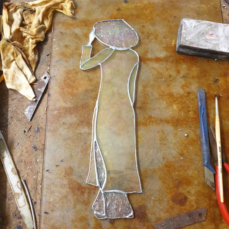 illustration de l'étain appliqué sur la seconde face