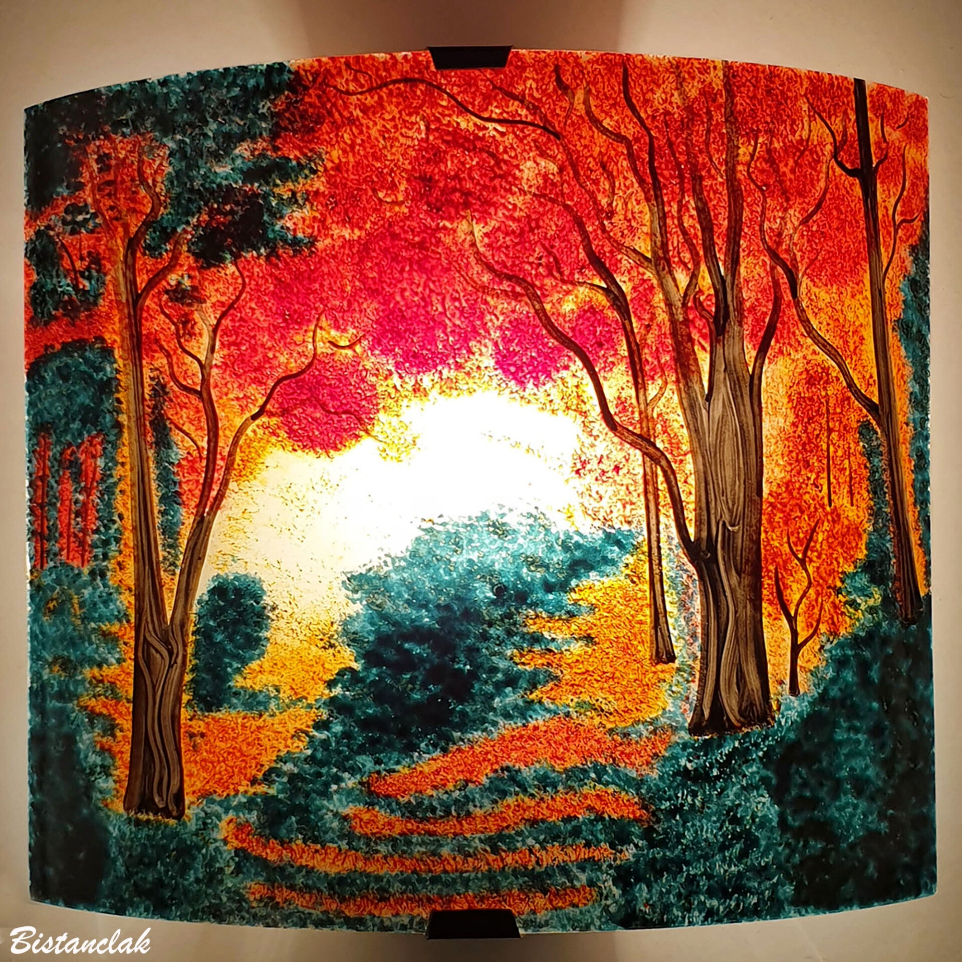 Applique murale Paysage de Forêt d'automne