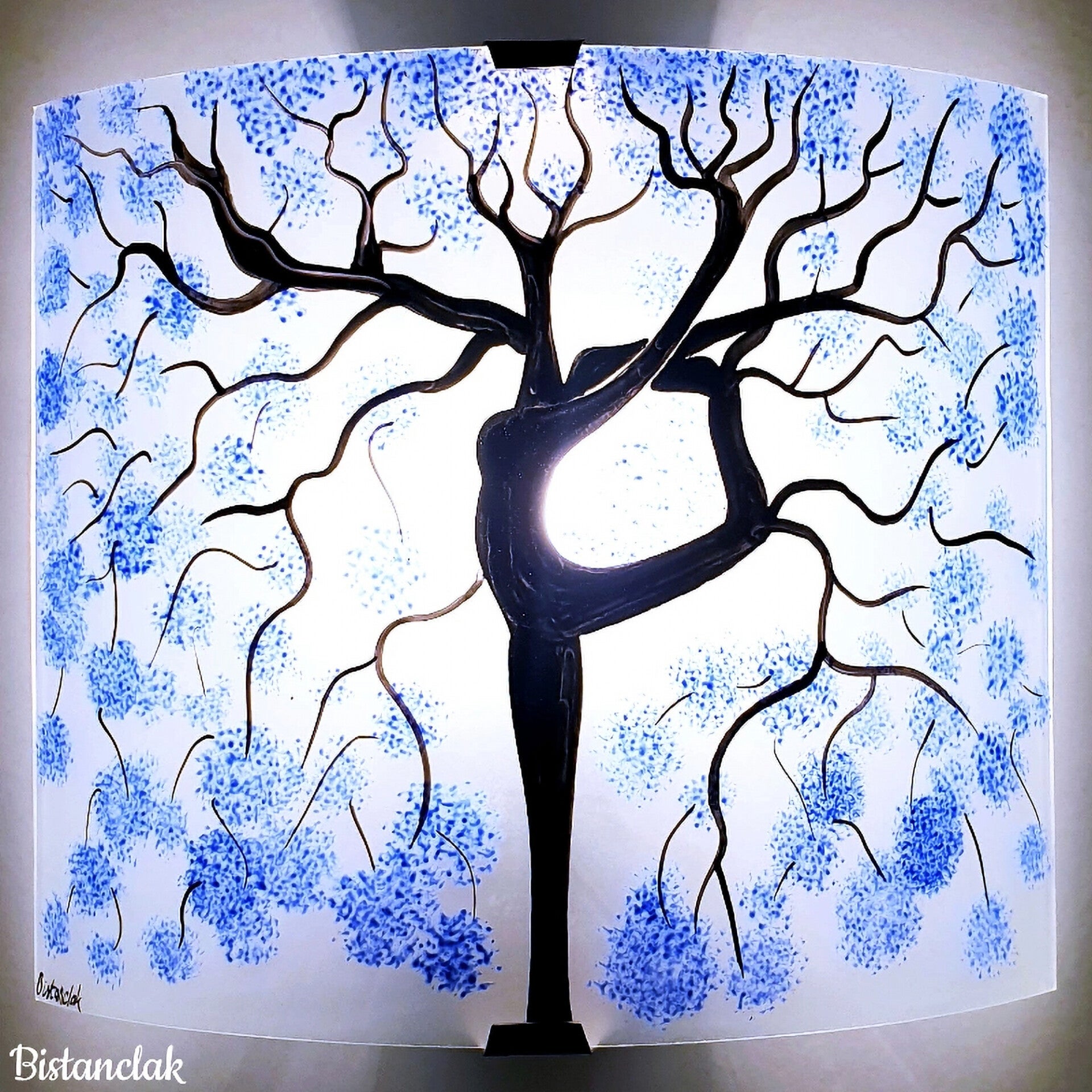 Applique murale l'Arbre Danseuse bleue