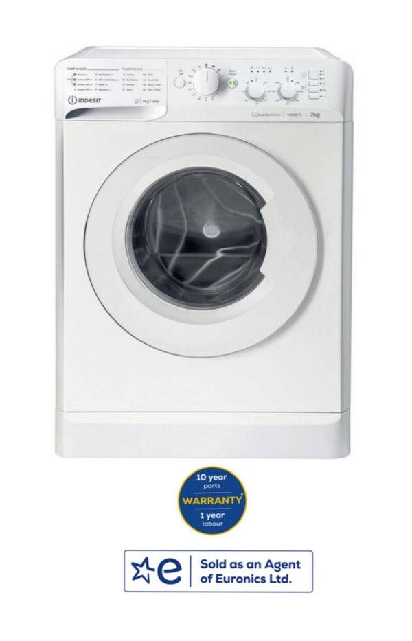 Indesit MTWC71485WUK 7kg 1400 Spin Washing Machine - White