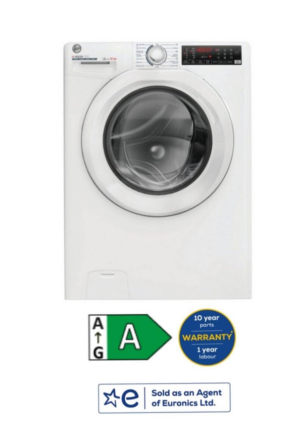 Hoover H3WPS4106TM6 10kg 1400 Spin Washing Machine - White