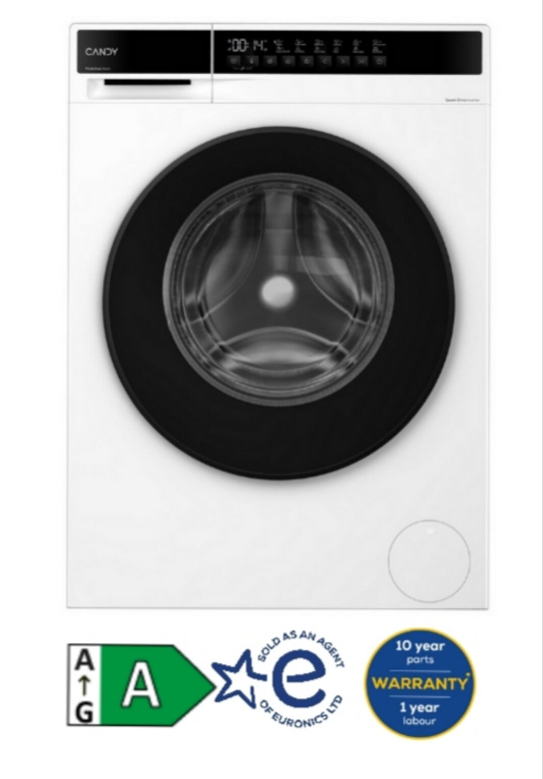 Candy EY-48SB8-80 8kg 1400 Spin Washing Machine - White