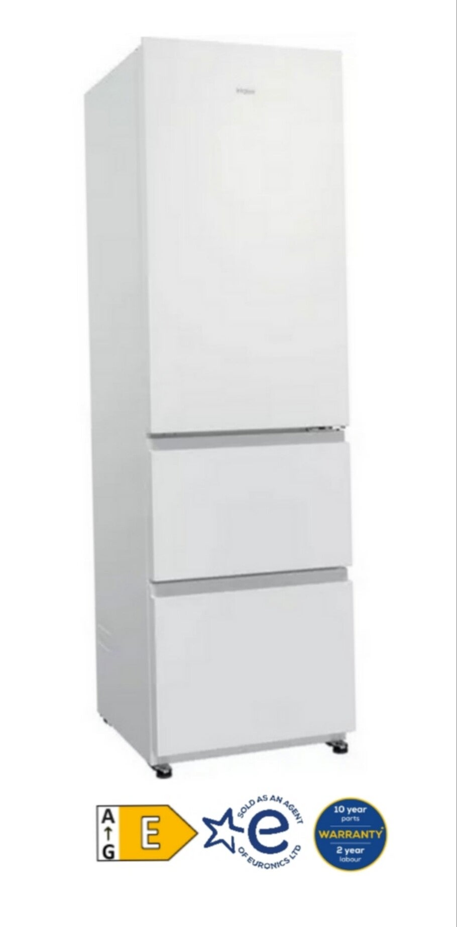 Haier HTR3518ENMWK 60/40 Total Frost Free Fridge Freezer - White