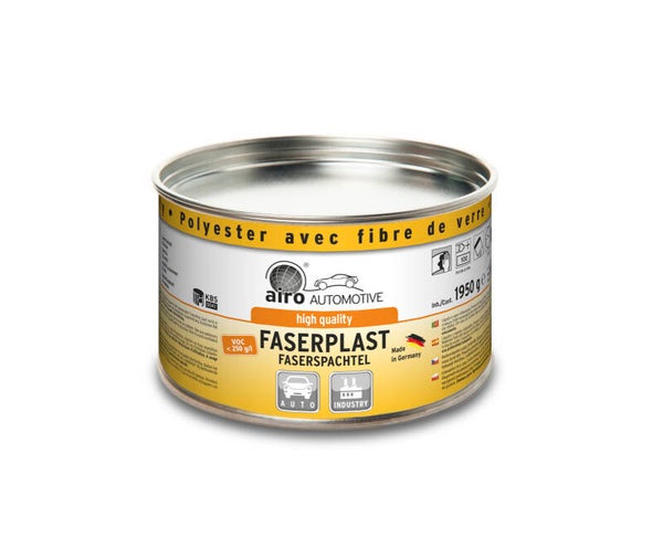 Faserplast glasvezelplamuur - groen - 2KG