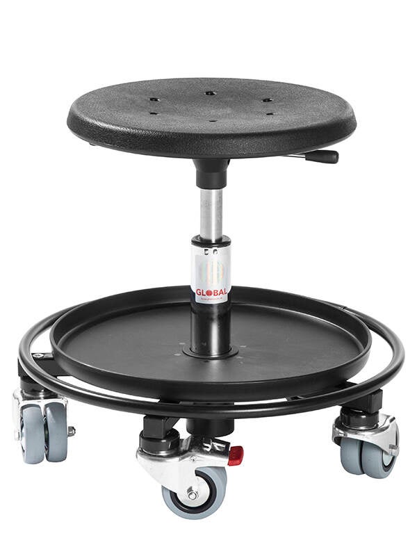 Werkplaatskruk Zwart GLOBAL 55-81cm