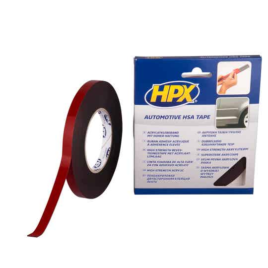 Dubbelzijdig tape grijs HPX 10x12mm
