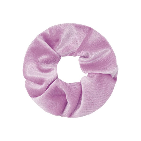 Velvet scrunchie paars